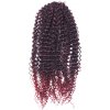 Africké Vlasy Ripple Marley kučeravé tmavá bordová-bordová ombré BG/99