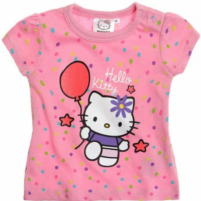 Hello Kitty Tričko s m rukávom bl. ružová