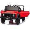 Detské elektrické autíčko LAND ROVER Defender 110 SVX Concept – Červená