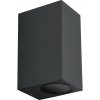 Vonkajšie nástenné svietidlo Ottana, IP44, čierna, 15 x 7 x 9 cm
