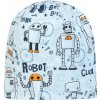 ESITO Jarná čiapka Robot Modrá Veľ. 40