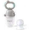 BabyOno cumlík silikon na kŕmenie Dino grey