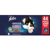 Felix Fantastic Multipack 1/ hovädzie/ kura/ losos/ tuniak v želé 44x85 g