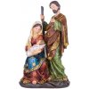 Dekorácia MagicHome Vianoce, Svätá rodinka, polyresin, 25 cm