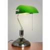Brilagi Brilagi - Stolná lampa BANK OFFICE 1xE27/60W/230V čierna/strieborná/zelená BG2383 + záruka 3 roky zadarmo + záruka 3 roky zadarmo