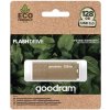 Goodram USB flash disk, USB 3.0, 128GB, UME3 ECO FRIENDLY, hnedý, UME3-1280EFR11, USB A, s krytkou