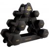 TUNTURI Centuri Činkový set neopren ve stojanu 1 - 3 kg - 6 ks
