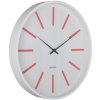 Nástenné hodiny Arruga Retro Karlsson KA6144RD, 40cm
