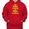 Fajntričko Mikina-KEEP CALM AND DON'T FORGET TO BE AWESOME