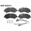 Sada brzdových platničiek, vždy 4 kusy v sade SKF VKBP 80029 E (VKBP80029E)