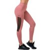 Nebbia Mesh legíny s vysokým pasem 573 růžová - XS