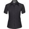 Russell Košile 957F, nežehlivá, krátký rukáv, dámská COT11957F00204-black XL Černá