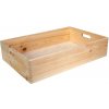 Čisté dřevo Drevený box 60 x 40 x 14 cm