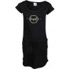 Dámske šaty Russell Athletic, WOMEN DRESS čierna,biela,zlatá M