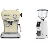 Ascaso Dream ONE, Sweet Cream + Eureka Atom W 75, white