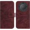 VSETKONAMOBIL 56694 ART SUNFLOWER Peňaženkové puzdro s remienkom Honor Magic5 Lite bordové