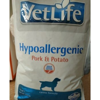 Vet Life dog Hypoallergenic fish & potato 12 kg
