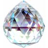Nefertitis Guľa Feng Shui brúsený krištáľ dúhovo metalizovaný Dark pearl XL NF4891 - 50 mm