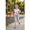 Detské tepláky funny face Farba: Tmavomodrá, Veľkosť: 128
