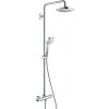 Hansgrohe 27257400 CROMA Select E Showerpipe18cm2jet term.sprch.batér EcoSmart,biela/chróm 27257400