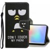 Peňaženkové kožené puzdro na Xiaomi Mi Note 10 Lite - Penguin