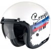 Prilba Scorpion Belfast EVO ADONIS White Red Blue Veľkosť: XL (61-62 cm)