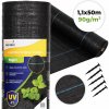 MultiGarden Čierna agrotextília UV 90g - 1,1x50m MulltiGarden