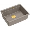 Quadron Quadron - Granitový drez Logan 100 Beige Zlaty HQJ6045U4_PVDG1_U