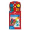 Vodové barvy Faber-Castell Connector 24 barev, průměr 30 mm