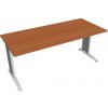 Hobis Pracovný stôl Flex, 180x75,5x80 cm, čerešňa/kov