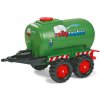 Cisternový príves s pumpou Tanker 122653 dvojnápravový, zelený