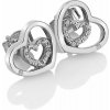 Strieborné náušnice Hot Diamonds Adorable Encased DE548