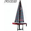 Joysway Focus V3 RTR plachetnice - červená