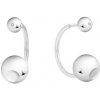 Calvin Klein Slušivé visiace náušnice Sculptural Bubbles 35000788