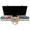 Poker set Laser dizajn 500 ks, 11,5g očíslované žetóny, hliníkový kufrík