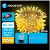 Aigostar B.V. Aigostar - LED Vonkajšia vianočná reťaz 50xLED/8 funkcií 8m IP44 teplá biela AI0444 + záruka 3 roky zadarmo