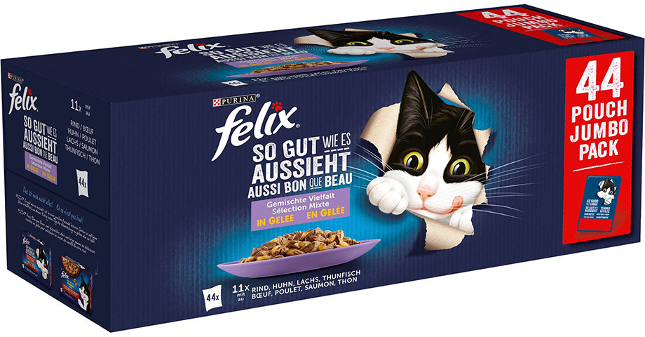 Felix So gut wie es aussieht kuracie hovädzie tuniak losos 132 x 85 g