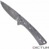 Dictum 719637 - Full Tang Blade Blank, Damascus Firestorm - Čepeľ