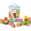 Kocky pre deti Clementoni Clemmy baby - 24 kociek v plastovom vreci (8005125148899)
