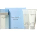 Kozmetická sada Dolce & Gabbana Light Blue Woman EDT 100 ml + sprchový gél 100 ml + telové mlieko 100 ml darčeková sada