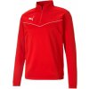 Puma | teamRISE 1 4 Zip Top Jr | červená| 5T(105-110cm)