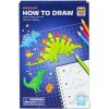 Tiger Tribe TIGER TRIBE KREATÍVNA SADA - HOW TO DRAW DINOSAURS