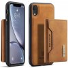 AppleKing dG.MING 2 v 1 kryt s odnímateľnou magnetickou peňaženkou pre iPhone XR - hnedý - možnosť vrátiť tovar ZADARMO do 30tich dní