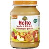 Holle Bio Detská výživa jablko a broskyňa 190 g