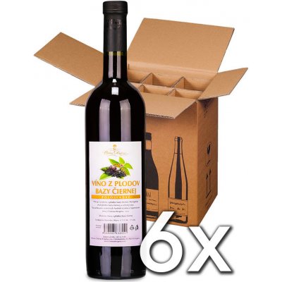 Bazové víno z plodov Château Krupina 0,75L | 6ks v kartóne