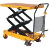 Pojazdový hydraulický zdvíhací stôl TFD, nosnosť 350 kg, zdvih 1300 mm