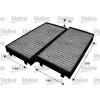 Filter vnútorného priestoru VALEO 715584