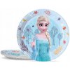 Papierové Tanieriky Frozen Ľadové kráľovstvo Elsa Anna Narodeniny Párty 23cm 8 ks
