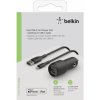 Belkin USB-A Kfz-Ladegerät, 24W 1m Lightning-Kabel CCD001bt1MBK