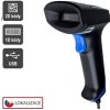 CCD 2D čtečka Virtuos HT-851A, USB (klávesnice/RS-232 emulace), bez stojánku, černá